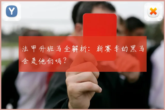 法甲升班马全解析：新赛季的黑马会是他们吗？